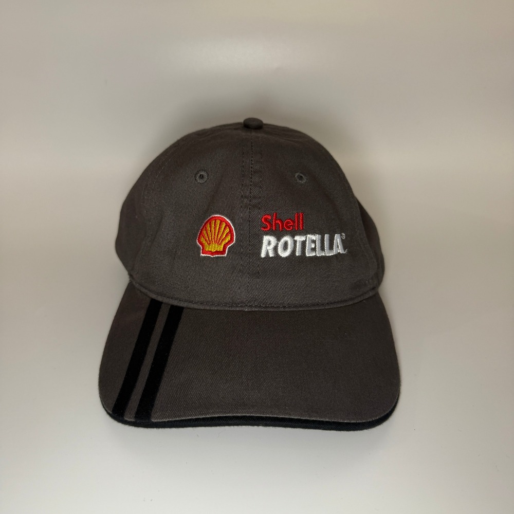 Cap‎ America Shell Rotella Charcoal Grey Cotton Baseball Cap Mens OSFM